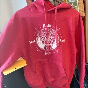 Red Graphic Hoodie